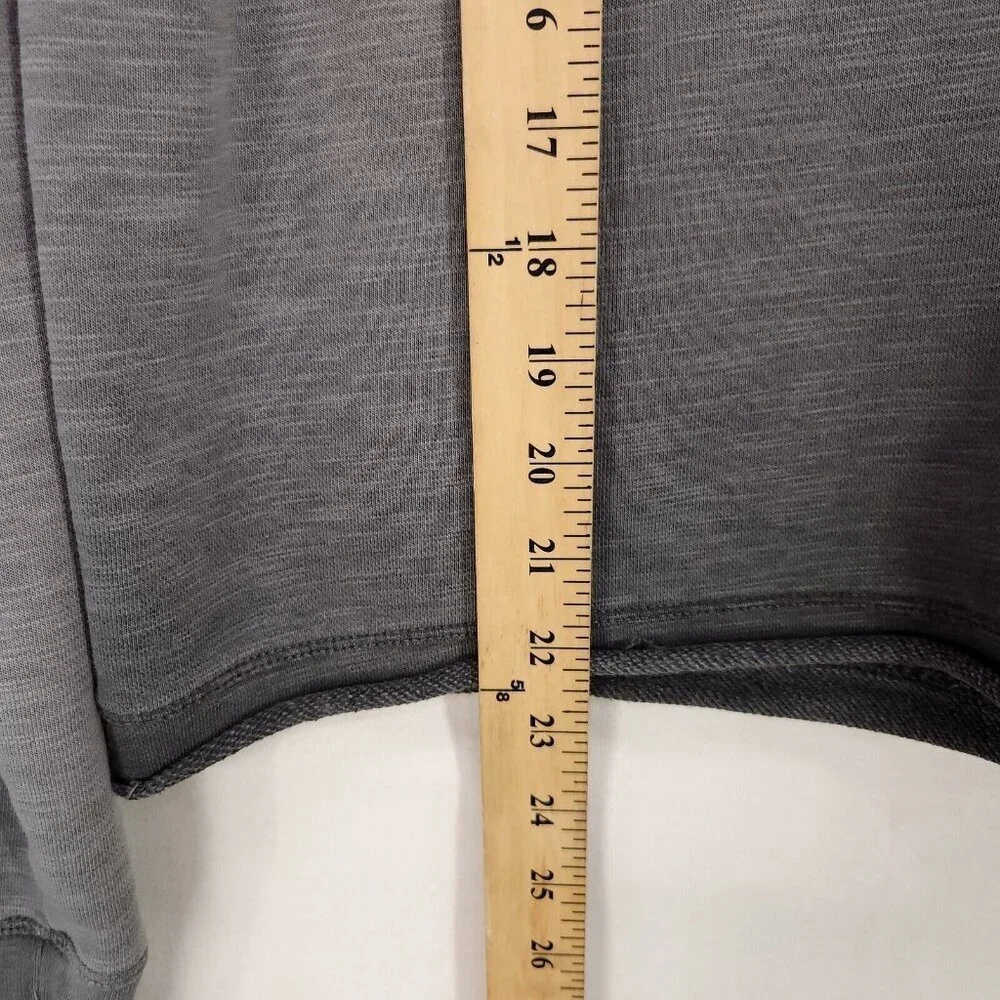 Anthropologie Saturday Sunday Sweatshirt Womens Large Go Bananas Distress Gray_5